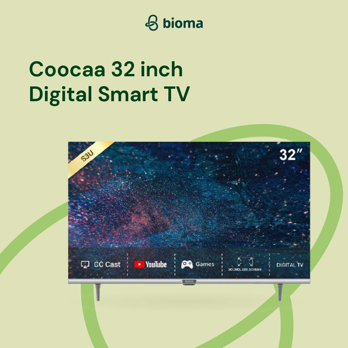 Image 50245 Coocaa 32 inch Digital Smart TV