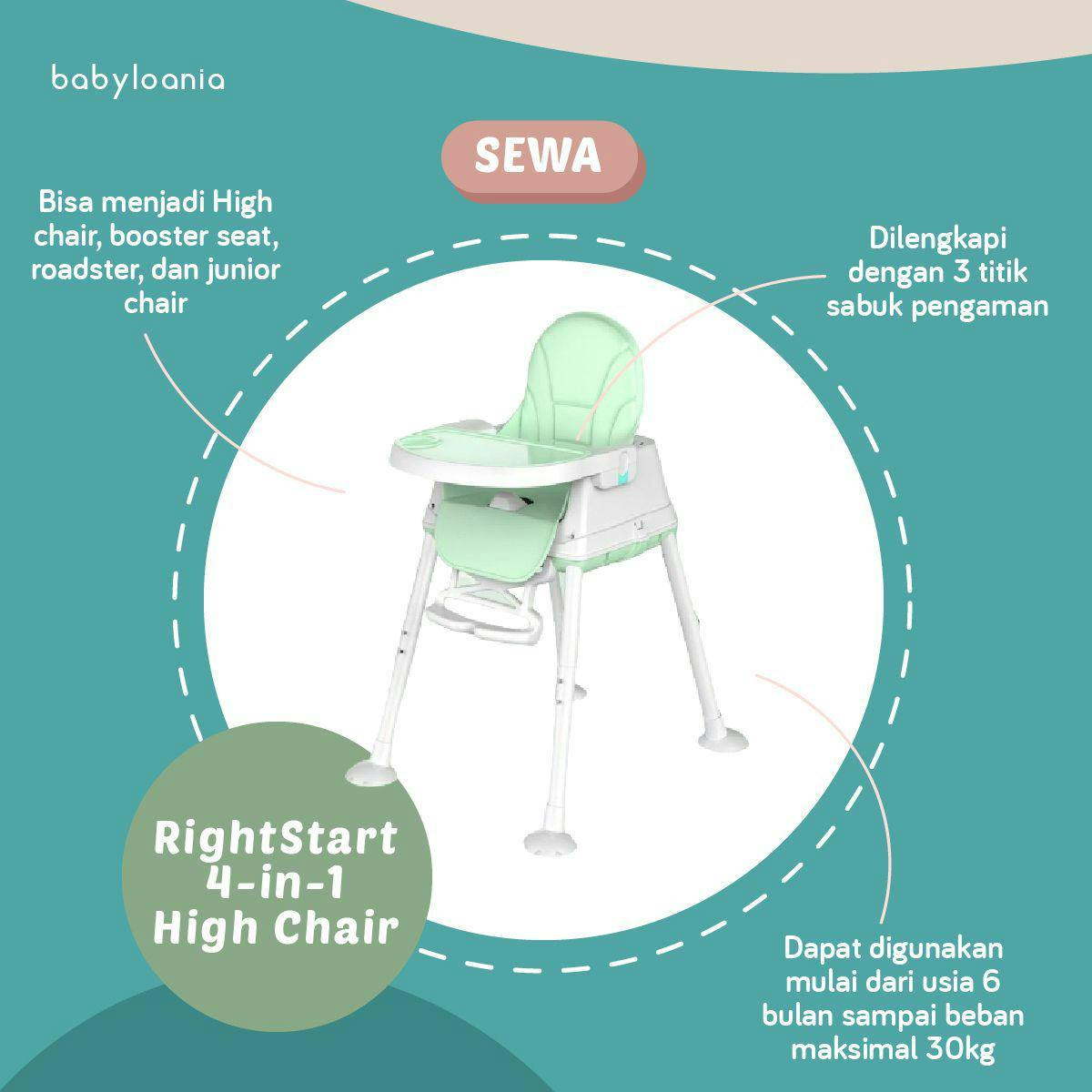 Image 38476 4-in-1 High Chair