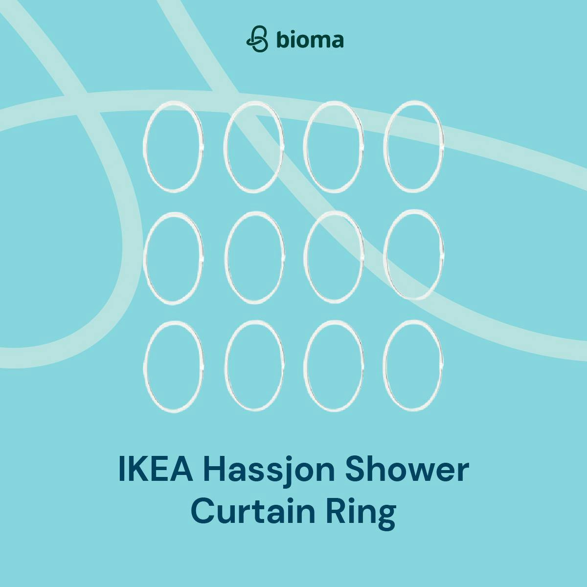 Image 50310 Hassjon Shower Curtain Ring