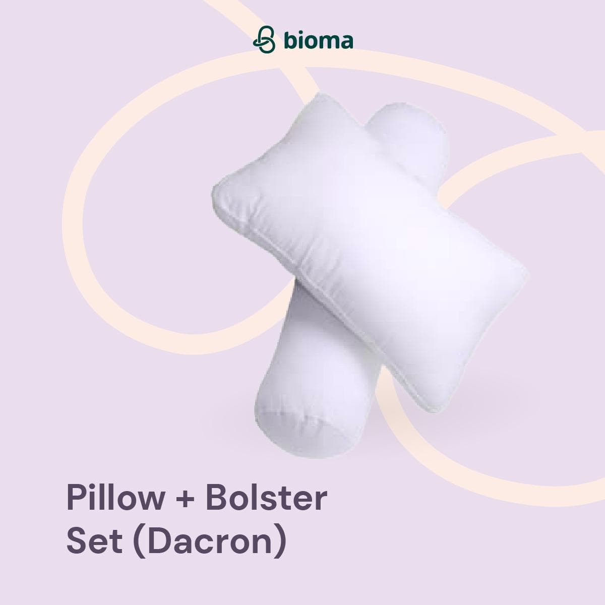 Pillow Bolster Set (Dacron)