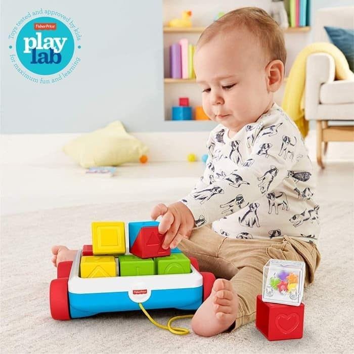 Image 21894 Of Toys 25 : Fisher Price Pull Along Activity Blocks, Fisher Price Take and Turn Activity Cube, dan  Fisher Price Laugh & Learn Smart Stages Tablet