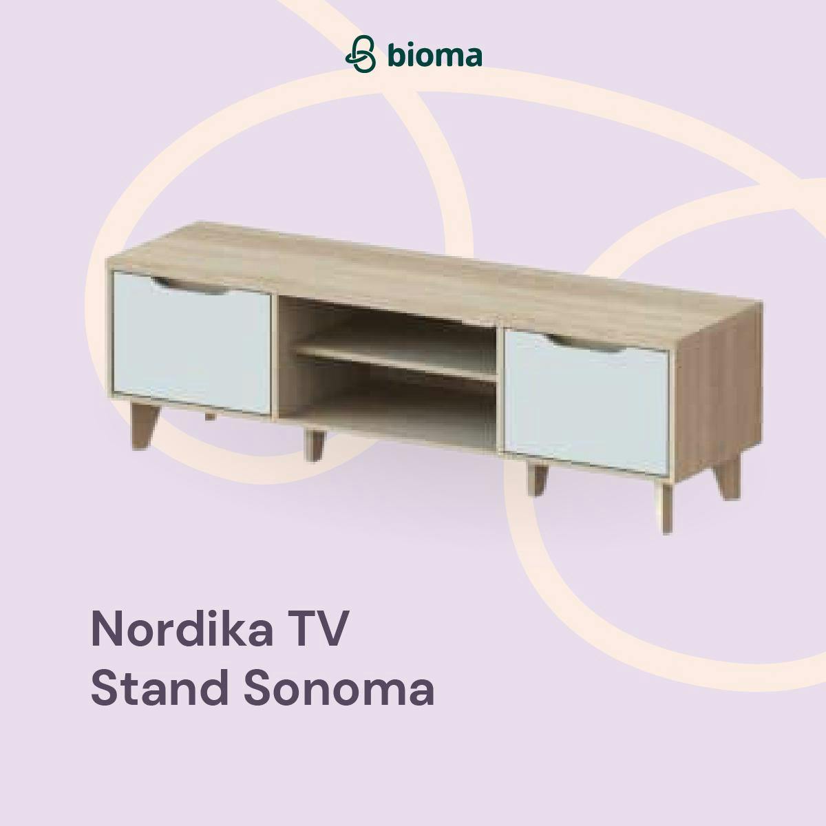 Nordika TV Stand Sonoma