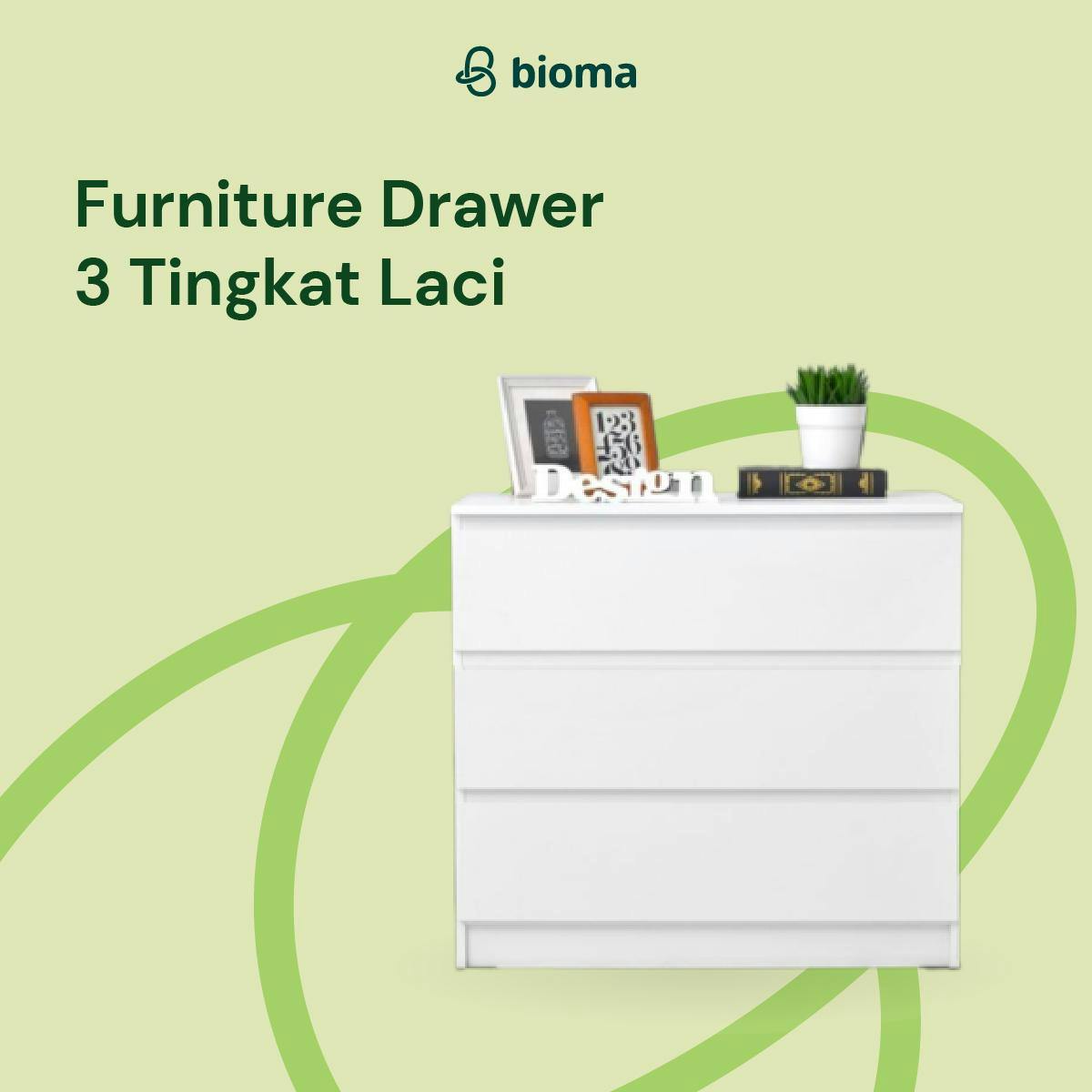 Furniture Drawer 3 Tingkat Laci