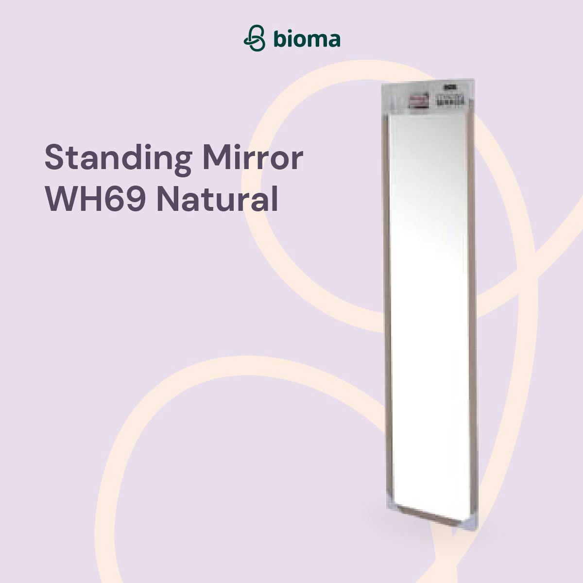 Standing Mirror WH69 Natural