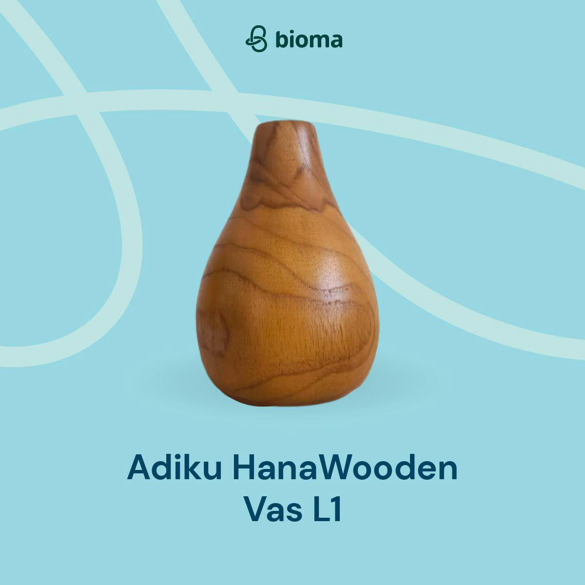 Hana Wooden Vas L1