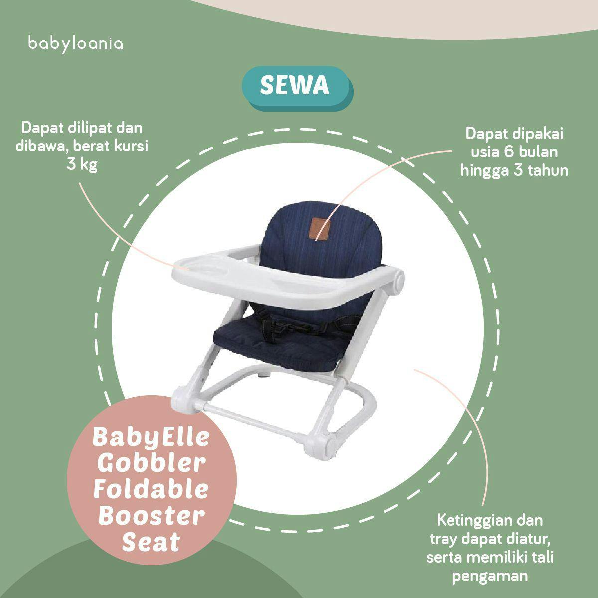 Gobbler Foldable Booster Seat