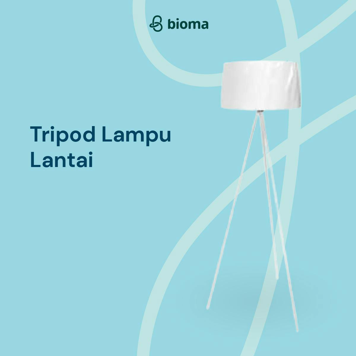Image 433 Tripod Lampu Lantai