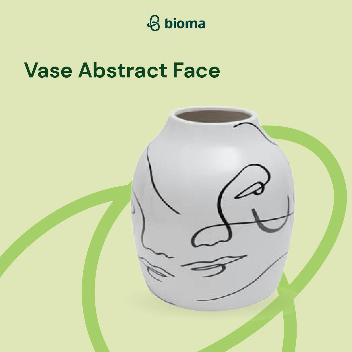 Vase Abstract Face A1