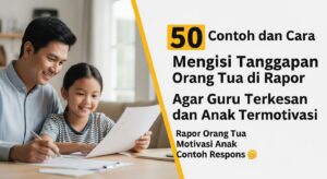 50 Contoh dan Cara Mengisi Tanggapan Orang Tua di Raport agar Guru Terkesan dan Anak Termotivasi