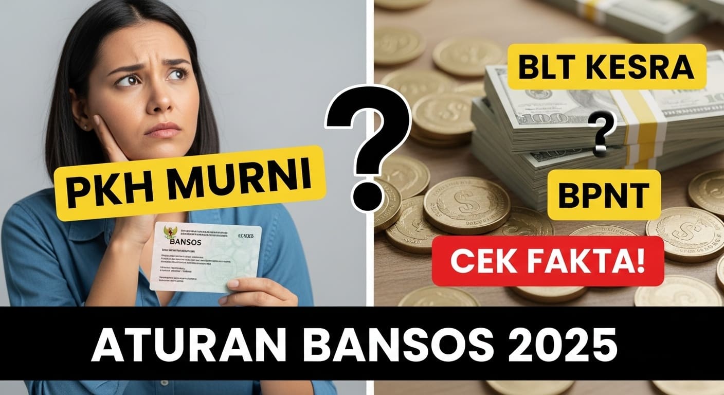 Apakah PKH Murni Bisa Dapat BLT Kesra atau BPNT Cek Fakta dan Aturan Bansos 2025