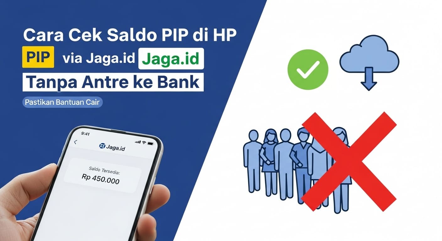 Cara Cek Saldo PIP di HP via Jaga.id Tanpa Antre ke Bank Untuk Pastikan Bantuan Cair
