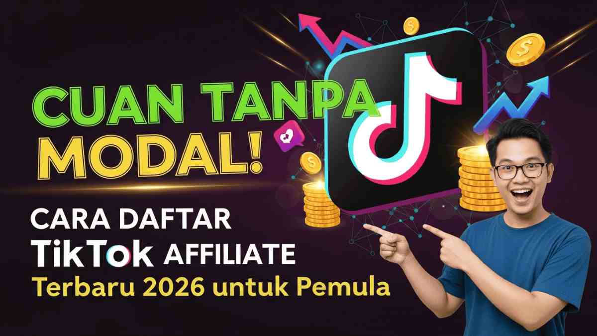 Cuan Tanpa Modal! Cara Daftar TikTok Affiliate Terbaru 2026 untuk Pemula
