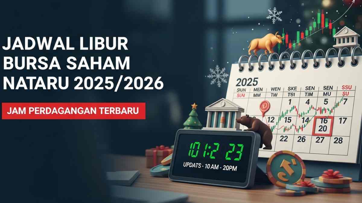 Jadwal Libur Bursa Saham Selama Nataru 2025/2026 dan Jam Perdagangan Terbaru