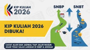 KIP Kuliah 2026 Dibuka, Catat Alur dan Jadwal Tiap Jalur Masuk Agar Tidak Salah Langkah di SNBP & SNBT