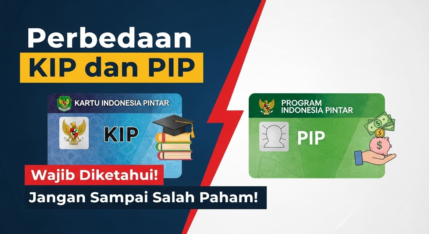 Perbedaan KIP dan PIP yang Sering Salah Paham, Orang Tua Wajib Simak!