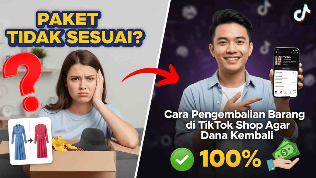 Paket Tidak Sesuai? Ini Cara Pengembalian Barang di TikTok Shop Agar Dana Kembali 100%